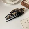 Elegante pinza para el pelo de acetato estilo francés cola de golondrina para mujer, accesorio para el pelo grande lujoso y elegante para la parte posterior de la cabeza