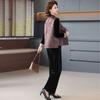 Ropa para Madre Estilo Chino Nuevo Traje de Otoño Terciopelo Dorado 2025 Nuevo Top Chaleco de Primavera y Otoño para Mujeres de Mediana Edad y Mayores