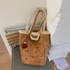 Bolsa Tote Portátil de Grande Capacidade Transfronteiriça, Novo Design Plush Dupla Face, Bolsa Transversal Estilo Executivo, Bolsa de Ombro de Aparência Sofisticada