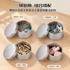 Lata Redonda esmerilada con Ventana Lata para Envasado de Alimentos Joyería Té Caja de Almacenamiento Portátil Venta al por Mayor de Fábrica