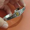Pulseira de prata tailandesa Guofeng abertura crape myrtle fazendo flor fantasma da montanha pulseira personalidade moda Coringa Guofeng feito à mão atacado