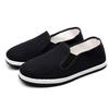 Zapatos de Trabajo de Algodón Hechos a Mano Estilo Antiguo de Pekín con Suela de Capas, Zapatos de Tela Simple Resistentes al Desgaste y Transpirables con Suelas de Neumático