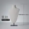 Lenço de seda bolsa de lenço suporte de exibição em T suporte de exibição de joias para colar aço inoxidável loja de roupas armazenamento de gravata chapéu