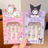 Uñas para Año Nuevo Infantil Pegatinas de Uñas para Nochevieja de Niñas Pegatinas de Uñas Sanrio Arte de Uñas Pegatinas para Dedos Kuromi Lindas para Nochevieja