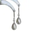 Brincos de Pérola e Strass com Design de Nicho Ins Simples Elegantes Versáteis Brincos de Alto Padrão Brincos Super Fada Literários