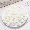 3.5cm Cabeza de Rosa de Espuma Simulada Accesorios para Oso Hechos a Mano Boda Decoración Anillo de Flor Artificial Material Venta al por Mayor