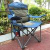 Exclusivo transfronterizo para silla de playa extragrande de 22 tubos, silla plegable de ocio, silla de director, soporta 350 kg, reposabrazos de algodón, bolsa de hielo