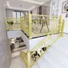 Barandales de escalera de hierro forjado estilo europeo, barandales para balcones interiores, barandales para ventanales, barandales para pasillos de madera maciza para el hogar, instalación DIY en ático