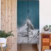 Decoración Personalizada de Paisaje Natural Pasillo de Plantas Rosas Cortina de Puerta Cortina con Impresión Digital Espejo Cruzado Diseño Personalizado Dropshipping