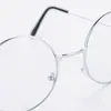Dropshipping Nueva Versión Coreana Sin Receta Espejo Plano Moda Retro Literario Marco Redondo Gafas Fabricante Mayorista