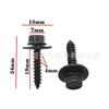 Acessórios para carro em estoque parafuso autoatarraxante ponta M4 * 18 flange cabeça sextavada externa parafuso combinado autoatarraxante