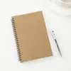 Cuaderno de Espiral Transfronterizo Amazon Tarjeta de Vaca Cartón Negro Página Interior en Blanco A5 Bloc de Notas para Estudiantes Listo para Stock de Oficina