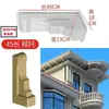 Molde de Viga Estilo Chinês Coluna Romana Beiral de Telhado Cornija de Cimento Beirais de Casa Linha de Beiral Villa Plástico Formas de Construção Conjunto Completo