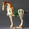 Tang Sancai Cavalo Cavalo de Cerâmica Seis Enfeites de Cavalo Presente de Artesanato para Casa Cavalo para Enfeites de Sucesso Objeto Imediatamente Rico