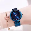 Reloj Gedi Simple con Pedrería para Mujer con Correa de Acero, Reloj Colorido de Moda para Mujer, Reloj de Cuarzo Casual a la Moda para Mujer, Lujo Ligero