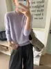 Deseo para "Naranja" Suéter de Punto de Lana Cachemir Cepillada Suave y Elástica Cuello Redondo Mujer 26 Otoño Invierno