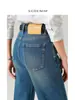 Jeans Básico/Cintura Alta Skinny de Perna Reta para Mulheres, Estilo Casual Versátil para o Trabalho, Novo Modelo Primavera 2026, Efeito Emagrecedor