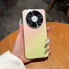 Funda de Teléfono Gradiente Adecuada para Huawei Mate80 Moderna Mate60/Mate70Pro Cubierta Completa Lente de Cristal