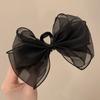 Accesorios para el Cabello Hada de Alta Gama Lazo Grande Parte Posterior de la Cabeza Gasa Burbuja de Alta Gama Pinza Grande Tipo Garra Pinza de Tiburón Tocado para Mujer