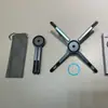 Soporte Magnético para Teléfono Trípode de Escritorio Mosquetón de Aleación de Aluminio Plegable Portátil Mosquetón de Viaje Magnético