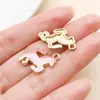 20 Estilos de Colgantes de Aleación de Esmalte Rosa/Marrón de Dibujos Animados Sombrero Vaquero Occidental, Bolsa de Dinero, Cabeza de Vaca, Botas Accesorios para Joyería DIY