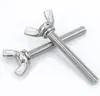 Fabricante Original Tornillos Mariposa de Acero Inoxidable 304 Atornillados a Mano M3-M12 Tornillos con Forma de Ala Tornillos Mariposa