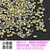 Rhinestones de Imitación Checa de Primera Calidad para Uñas, Rhinestones Mini Transparentes Blancos con Base de Punta, Rhinestones Redondos Pequeños Cielo Estrellado, Rhinestones Apilados, Decoraciones para Uñas