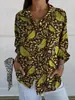Camisa de manga de siete puntos con hombro descubierto para mujer transfronteriza, tendencia de verano europea y americana, estampado floral, impresión 3D