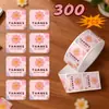 Pegatinas de Gracias Pegatinas Cuadradas para Sellar 300 Piezas Etiquetas Adhesivas Venta al por Mayor Lindas Pegatinas para Diario