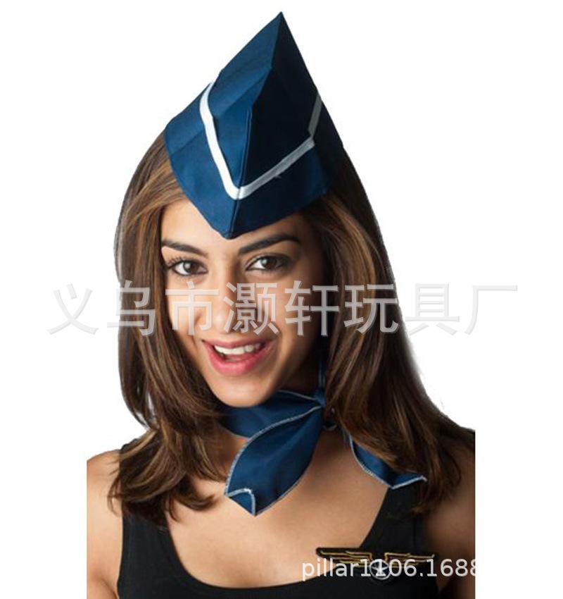 藏蓝空姐套装