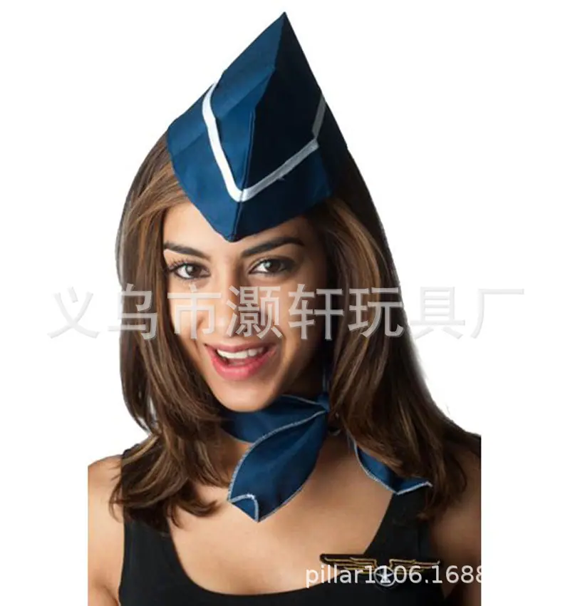 藏蓝空姐套装