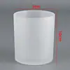 Taza de Vela de Aromaterapia de Fábrica Contenedor de Vela de Vidrio de Color Adornos Decorativos Románticos para Interiores Taza de Portavelas Casera para Bricolaje