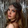 Transfronterizo Nuevo Accesorios de Pedrería Exótico Multicapa Cadena para la Cabeza Fiesta Fiesta Sexy Tocado Cadena para el Cabello