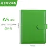 Cuaderno de Hojas Sueltas Transfronterizo Cuaderno de Cuero Suave Pu A6 Set de Cuadernos Creativos Bloc de Notas Pequeño Portátil