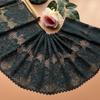 Falda de Encaje Elástico Verde Oscuro Verde Oscuro Ropa Extensa Decoración Hecho a Mano DIY Auxiliar