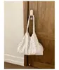 Bolsa de Ombro Único Feminina Novo Estilo Bolsa Tote de Lona Floral Feminina Grande Capacidade Bolsa de Axila Versátil para o Dia a Dia Toque de Luxo Bolsa Feminina