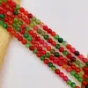 Pulseira de Contas Soltas de Ágata Bicolor Natural Contas para DIY Pulseira Tecida à Mão de Cristal Acessórios de Joias