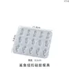 Moldes de Resina de Cristal DIY Amapola Flores Frutas Animales Pequeños Corona Lazo Botones Moldes de Silicona