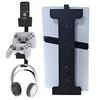 Suporte de Parede para PS5 Slim, Rack de Armazenamento para Controle, Joystick, Fone de Ouvido, Cabide para Console de Jogo, Exclusivamente para Vendas Transfronteiriças