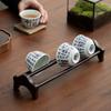 Estante para tazas de té con forma de tronco, almacenamiento doméstico, secado de tazas de té, estante para tazas fresco, ceremonia del té Kung Fu