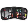 10 herramientas traje doméstico kit de costura caja viaje hecho a mano caja de costura creativa portátil costura costura