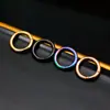 En Stock Anillo de Resorte de Acero Inoxidable Accesorios para Llavero Arte Moderno Pulido a Espejo Colgante de Muñeca para Equipaje Anillo Abierto