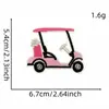 Nuevo Parche de Tela Bordado de Bola de Golf Rosa de Dibujos Animados Serie Deportiva Accesorios para Ropa Parche Bordado Parche Listo para la Venta