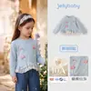 Camiseta de Manga Larga para Niñas Jellybaby Estilo Francés Ropa de Otoño para Niños 5 Años 2026 Nuevo Otoño Ropa de Bebé