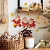 Comercio Exterior Navidad Tres Papá Noel Estrellas Dormitorio Sala de Estar Decoración del Hogar Pegatinas de Pared Pegatinas Al Por Mayor de