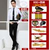 Traje de Camisa Vacía de Primavera y Verano Uniforme de Capitán para Hombre Camisa de Piloto Uniforme de Piloto Estilista Ropa de Trabajo de Seguridad