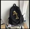 Mochila ZEYUE masculina e feminina simples de grande capacidade para viagem, lazer, estudante do ensino fundamental e médio, material escolar