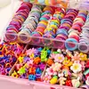Baori Bebé Niños Uso Infantil Círculo Set de Regalo Caja de Regalo Princesa Goma para el Cabello Set de Tocados Pasador Diario Accesorios para el Cabello