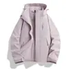 Estilo camello exterior funcional cortavientos mujer tres en uno a prueba de viento impermeable senderismo montañismo chaqueta abrigo hombre estampado