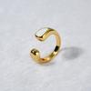 Anillo abierto Rubí Francés tendencia femenina lujo ligero anillo de alto sentido diseño de nicho anillo abierto ajustable